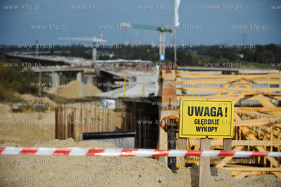 Gdansk. Budowa drogi ekspresowej S7 - Poludniowej Obwodnicy...