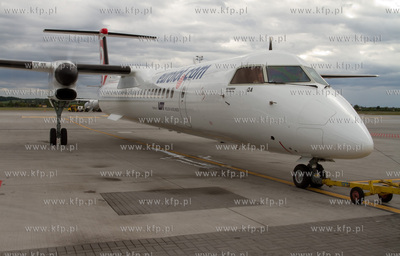 Po raz pierwszy odwiedzil gdanskie lotnisko najnowszy...