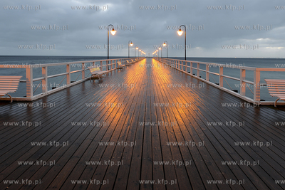 Gdynia. Molo w Orlowie. 06.01.2016 fot. Fot.Jan harb...