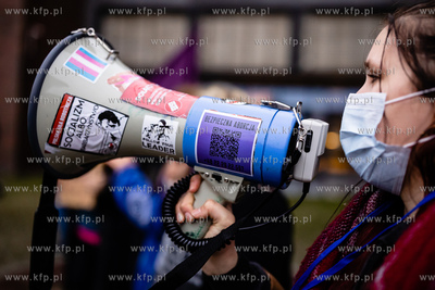 Gdańsk. Protest kobiet z racji drugiej rocznicy wyroku...