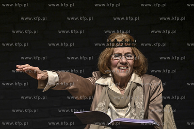 Teatr BOTO w Sopocie. Czytanie sztuki Pajace. Nz. Krystyna...