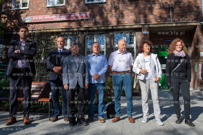 Spacer z radnymi z okazji otwarcia nowego woonerfu...