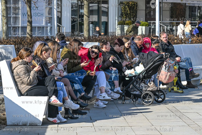 Sopot. Wiosenna pogoda spowodowała zwiększony ruch...