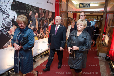 Pierwszy oficjalny polski pokaz filmu Andrzeja Wajdy...
