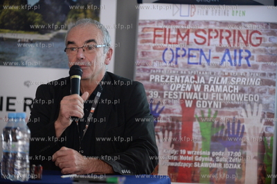 39 Festiwal Filmowy w Gdyni. Spotkanie z Slawomir Idziak....