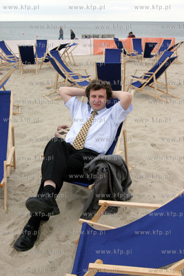 Jacek Karnowski - prezydent kurortu Sopot.
14.07.2004
fot....