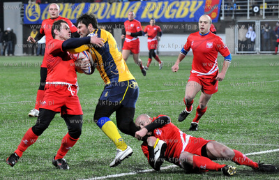Otwarcie Narodowego Stadionu Rugby w Gdyni. Na plycie...