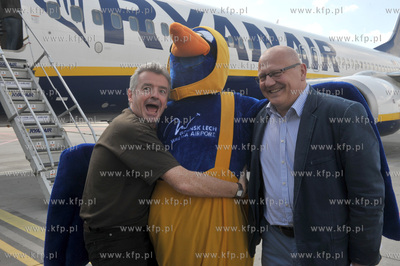 Port Lotniczy Gdansk. Konferencja Michael'a O'Leary...