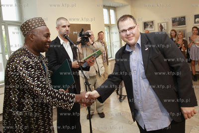 Gdansk. Ratusz Staromiejski. Uroczyste wreczenie nagrod...