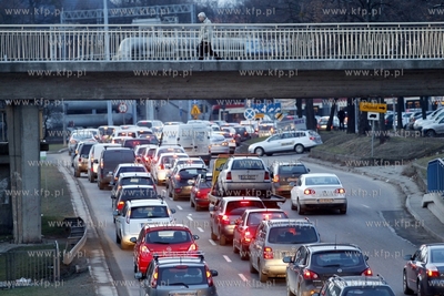 Korek na ul. Klinicznej w Gdansku. 27.11.2013 fot....