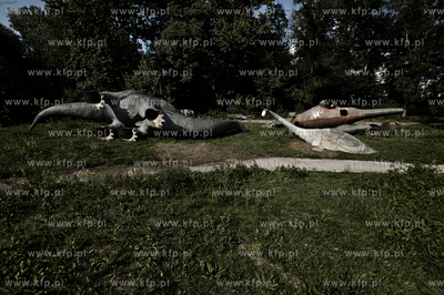 Berlin stolica Niemiec. Nz. Opuszczone wesole miasteczko...