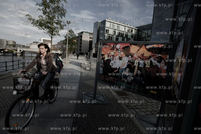 Wystawa pt. Solidarnosc Narodow, nieopodal Reichstagu,...