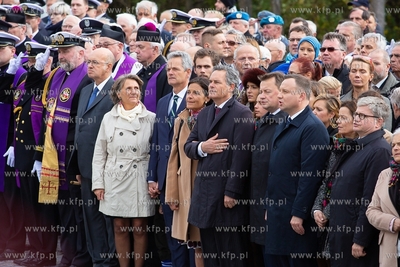 Gdynia, Cmentarz Marynarki Wojennej.  Uroczysty pogrzeb...