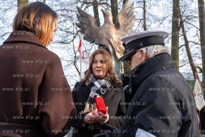 Sopot. Pomnik Armii Krajowej w parku im. sanitariuszki...