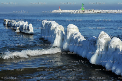 Gdansk Gorki Zachodnie. Ujscie Wisly Smialej 24.01.2010fot....