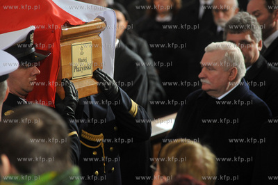 Gdansk. Bazylika Mariacka. Pogrzeb Macieja Plazynskiego,...
