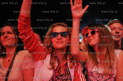 Gdansk. Scena Letnia. Festiwal MTV Gdansk Dzwiga Muze....