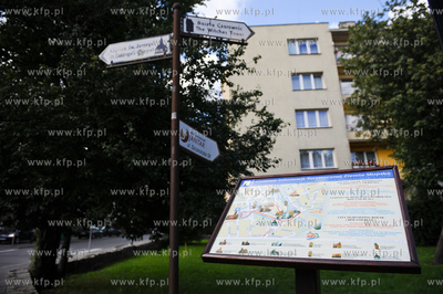 Slupsk. Tablica informacyjna Centrum Informacji Turystycznej...