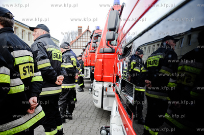 Gdansk. Komenda Wojewodzkiej PSP w Gdansku. Przekazanie...