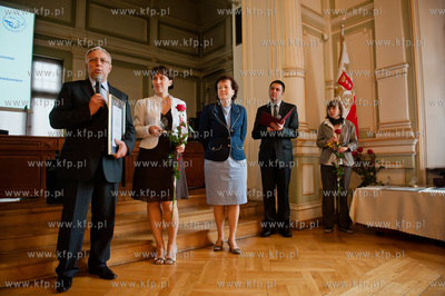 Gdansk. Sala obrad Rady Miasta Nowego Ratusza. Gala...