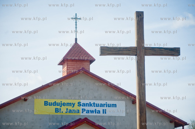 Gdansk. Lostowice. Teren parafi Bl. Jana Pawla II,...