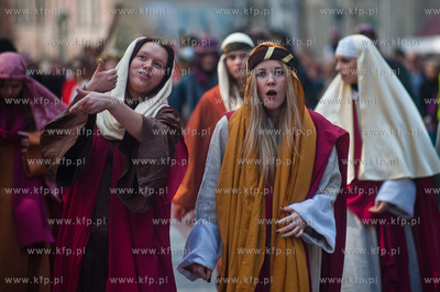 Wielki Piatek. Misterium Meki Panskiej na ulicach Gdanska....