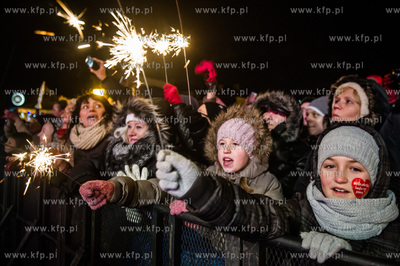 Gdansk. Targ Weglowy. 23 Final Wielkiej Orkiestry Swiatecznej...