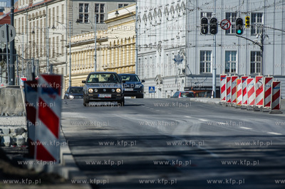 Gdansk. Przejazd przez Hucisko otwarty dla kierowcow....