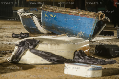 Gdańsk. Teren Muzeum II Wojny Światowej. Performance...