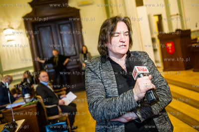 Gdansk. Nowy Ratusz. XXXVI Sesja Rady Miasta Gdanska....