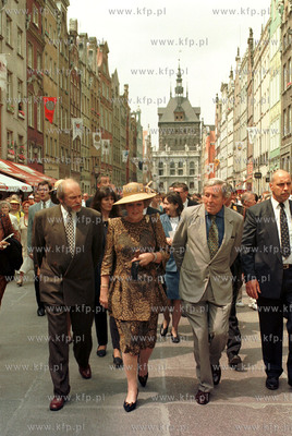 Wizyta krolowej holenderskiej Beatrix z malzonkiem...