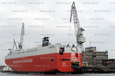 Chrzest samochodowca ro-ro Tarifa zbudowanego przez...