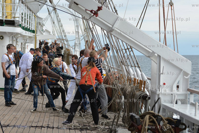 Dzien na Darze Mlodziezy ze studentami Akademii Morskiej...