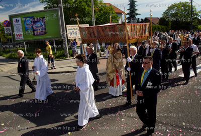 Procesja Bożego Ciała parafii św. Maksymiliana Kolbe...