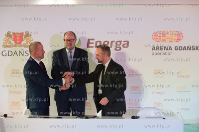 Uroczyste podpisanie umowy sponsorskiej oraz nadania...