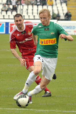 Mecz pilkarski ekstraklasy Lechia Gdansk - Wisla Krakow...
