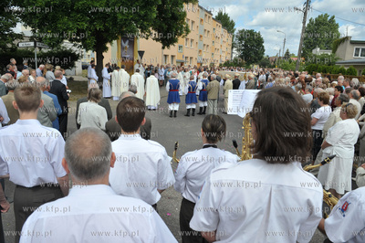 Procesja Bozego Ciala w parafii Najswietszej Maryi...