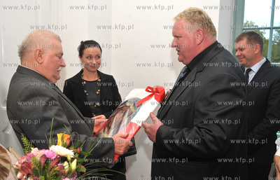 Urodziny Lecha Walesy w Palacu Opatow w Gdansku Oliwie....