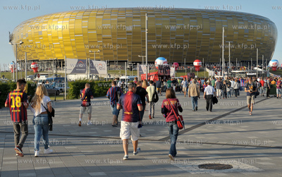 PGE ARENA w Gdansku. Super-Mecz miedzy Lechia Gdansk,...