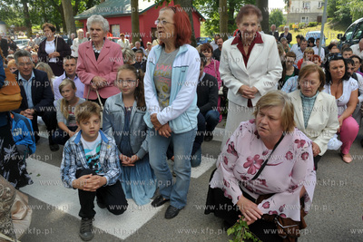 Boze Cialo we wsi Sulmin na Kaszubach obchodzono po...