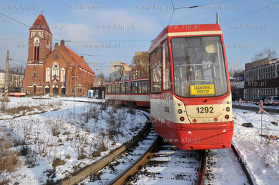Gda "sk Siedlce. Ul. Kartuska. Petla tramwajowa  przy...
