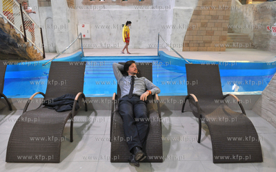 Otwarcie Aquaparku Reda w Redzie. Atrakcją jest akwarium,...