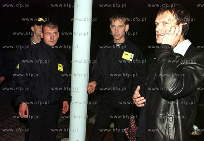 Cezary Pazura i festiwalowi ochroniarze na Festiwalu...