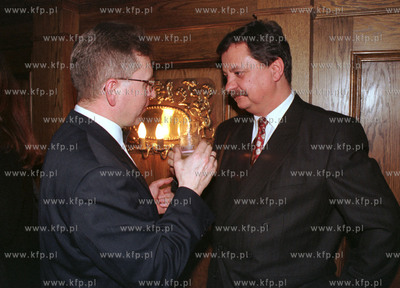    Antoni Szczyt i Mieczyslaw Robakowski. Fot. Maciej...