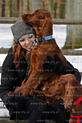Sopot. Borodziej. Zawody dogtrekkingu - inauguracja...