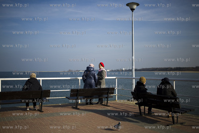 Molo w Gdańsku Brzeźnie.
14.03.2017
fot. Krzysztof...