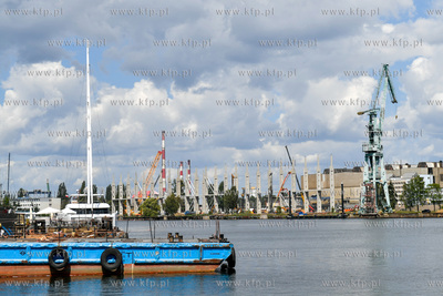 Budowa fabryki Baltic Towers na terenach Stoczni Gdańskiej....