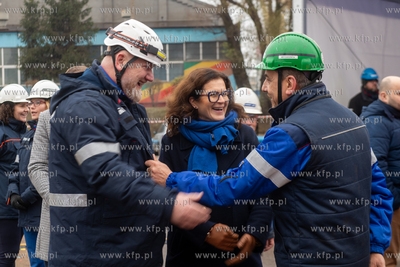 Gdańska Stocznia Remontowa im. J. Piłsudskiego. Wodowanie...