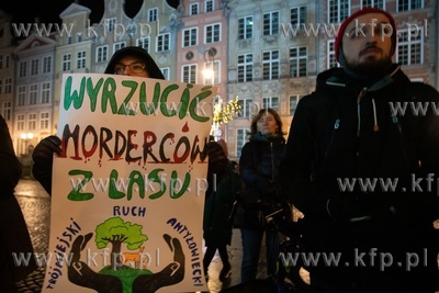 Gdańsk. Manifestacja - Las dla wszystkich - nie dla...