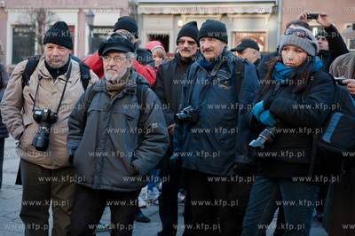 Gdansk. Dlugi Targ. Wernisaz wystawy plenerowej pt...